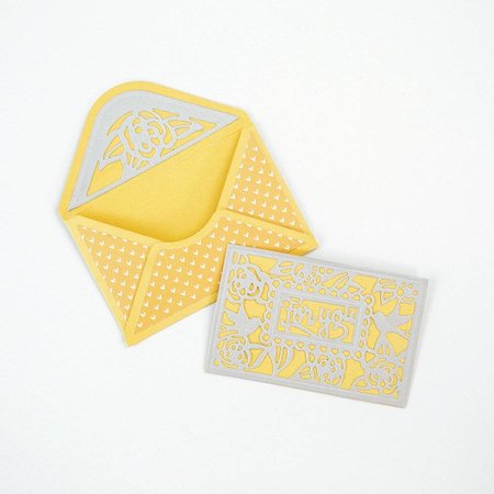 TONIC Stamping and pre-template: for various small envelopes