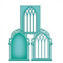 Punch - and embossing template