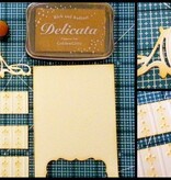 Spellbinders und Rayher Punch - y cliché de estampado, Espejo plantilla metálica