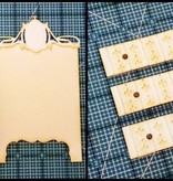 Spellbinders und Rayher Punch - e goffratura stencil, Specchio stencil metallo