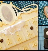 Spellbinders und Rayher Punch - og preging sjablong, metall sjablong Mirror