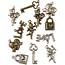 Embellishments / Verzierungen Dekorationer, 12 charms