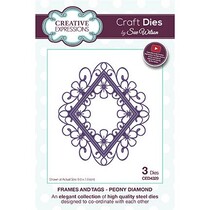 Modèle de poinçonnage: cadre supérieur de diamant