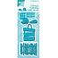 Joy!Crafts Stamping template: shells, text panels and fence
