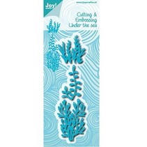Stamping template: underwater, coral