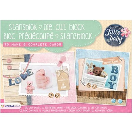 Komplett Sets / Kits A5 Punch blok: Lille Baby Nr.01