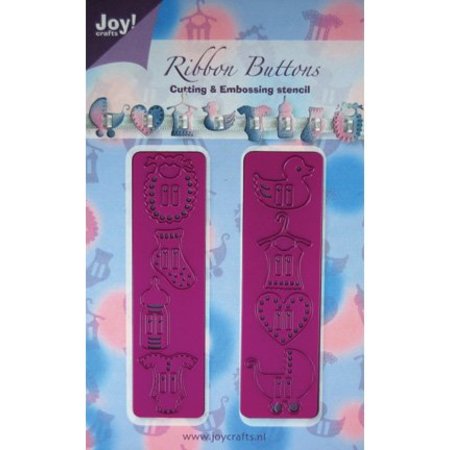 Joy!Crafts Stamping template: 2 stamping with various baby buttons