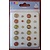 Embellishments / Verzierungen Epoxy brads, 12 store og 12 mindre - Copy - Copy