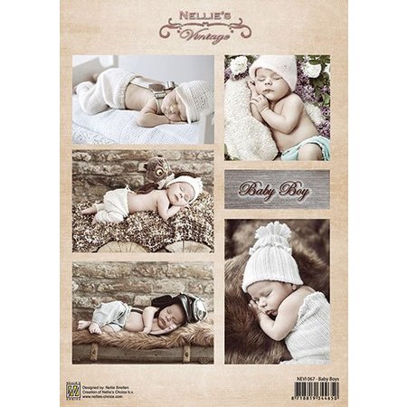 Bilder, 3D Bilder und ausgestanzte Teile usw... Picture sheet, A4, baby boy