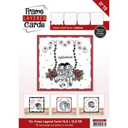 BASTELSETS / CRAFT KITS: Set mit 12 weiße Zierkarten + Bilderbogen