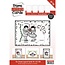 BASTELSETS / CRAFT KITS: 12 White Frame Layered Cards A6 + 3D Plates