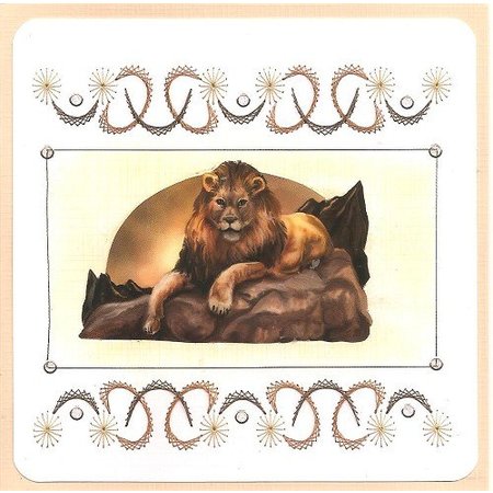 BASTELSETS / CRAFT KITS: Carte set « Animaux sauvages » à brodez