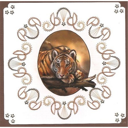 BASTELSETS / CRAFT KITS: Carte set « Animaux sauvages » à brodez