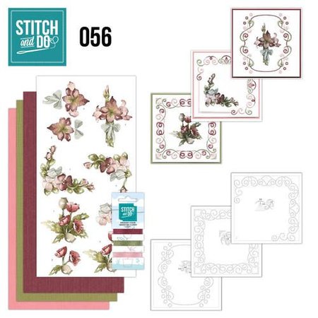 BASTELSETS / CRAFT KITS: Conjunto de mapas "fantástico" Flores para bordar