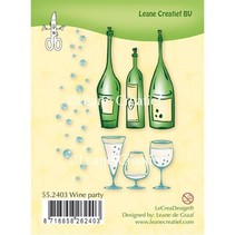 Transparent stamp: Wine Party