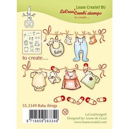 Leane Creatief - Lea'bilities Transparent stamp: baby