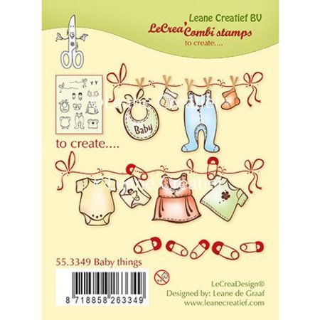 Leane Creatief - Lea'bilities Transparent Stempel: Baby