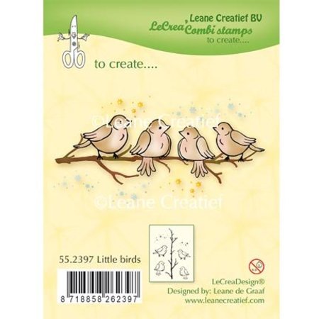 Leane Creatief - Lea'bilities Gennemsigtig Stempel: Little Birds