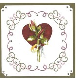 BASTELSETS / CRAFT KITS: a ricamare Card Set "Matrimonio"