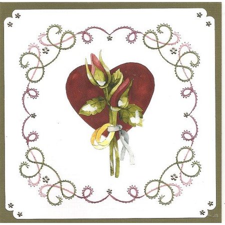 BASTELSETS / CRAFT KITS: a ricamare Card Set "Matrimonio"