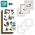 BASTELSETS / CRAFT KITS: a bordar Card Set "Flor"