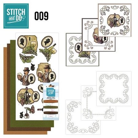 BASTELSETS / CRAFT KITS: para bordar conjunto de mapas "vino y la cerveza"