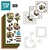BASTELSETS / CRAFT KITS: Card set "wine and beer" to embroider