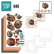 à brodent ensemble carte « Automne »