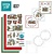 BASTELSETS / CRAFT KITS: Card set for embroidery, Christmas theme