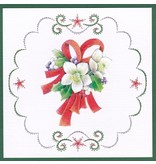 BASTELSETS / CRAFT KITS: Kartenset borduren voor, het thema van Kerstmis