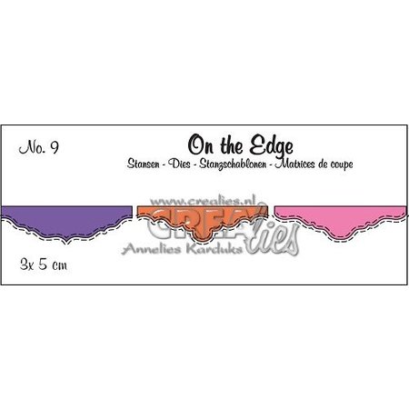 Crealies und CraftEmotions Fustelle: 3 mini Borders
