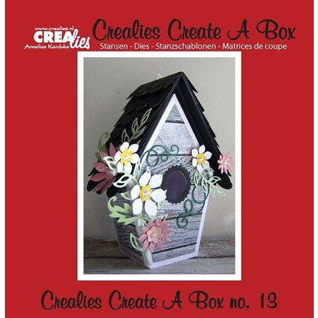 Crealies und CraftEmotions troqueles de corte: pajarera 3D