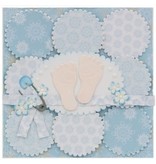 Leane Creatief - Lea'bilities Stamping templates: baby motifs