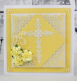 Tattered Lace Stamping template: top square