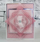 Tattered Lace Stamping template: top square