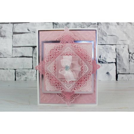 Tattered Lace Stanzschablone: Spitze Vierecke