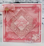 Tattered Lace Stamping template: top square