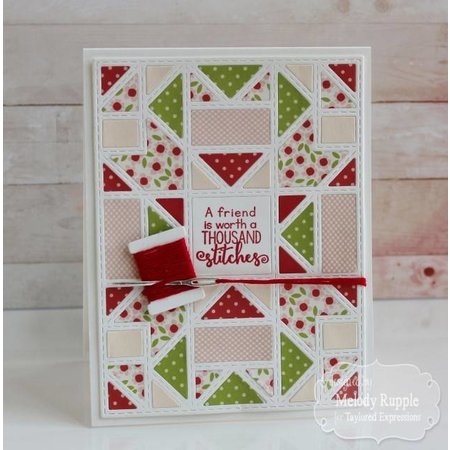 Tattered Lace modello di punzonatura: telaio trapuntato