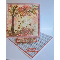 Stamping template: Cherry Tree