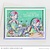Die-namics Stamping template: mermaids, plants, shells, fish and turtle