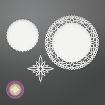 Stamping template: Northstar Doily Set