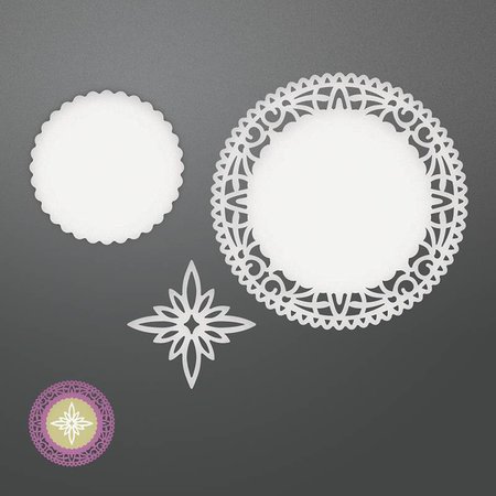 CREATIVE EXPRESSIONS und COUTURE CREATIONS Stanzschablone: North Star Doily Set