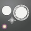 CREATIVE EXPRESSIONS und COUTURE CREATIONS template perfuração: Northstar doily Set