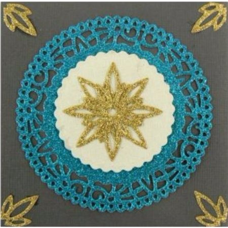 CREATIVE EXPRESSIONS und COUTURE CREATIONS template perfuração: Northstar doily Set