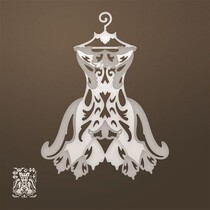 Stamping template: Filigree dress