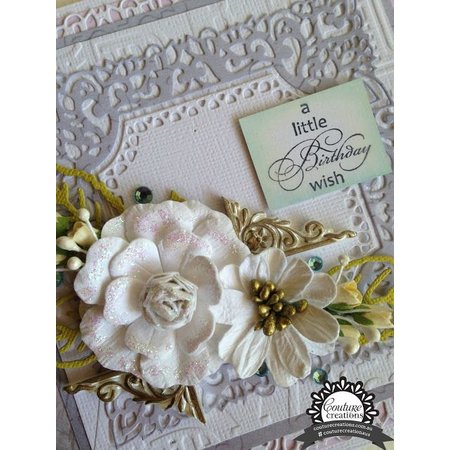 CREATIVE EXPRESSIONS und COUTURE CREATIONS Modello di punzonatura: intricato cornice decorativa, quadrato