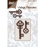 Joy!Crafts Ponsen sjabloon: 2 Vintage key