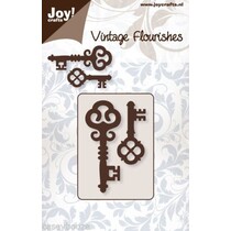 Ponsen sjabloon: 2 Vintage key