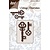 Joy!Crafts plantilla de perforación: 2 Clave de la vendimia