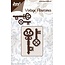 Joy!Crafts Stamping template: 2 vintage keys
